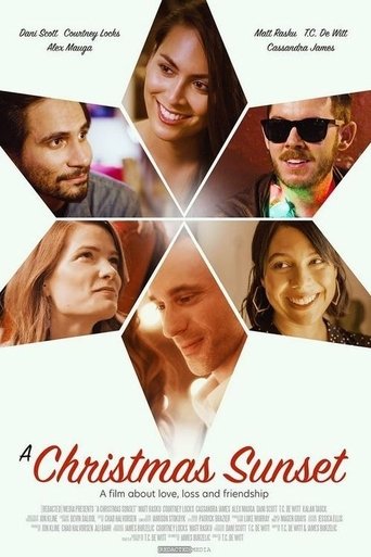 A Christmas Sunset Poster of A Christmas Sunset