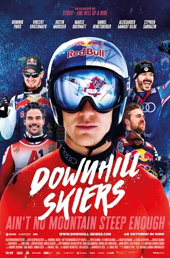 Downhill Skiers Poster of Downhill Skiers