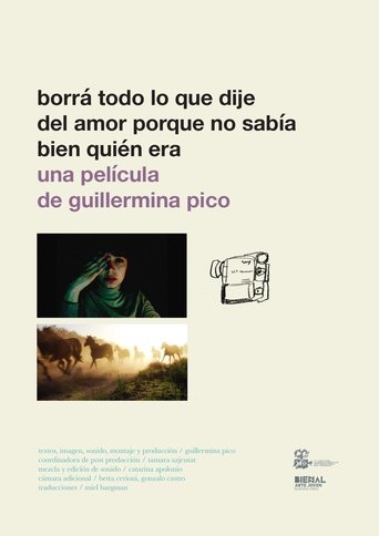 Borrá todo lo que dije del amor porque no sabía bien quién era Poster of Borrá todo lo que dije del amor porque no sabía bien quién era