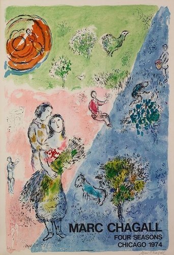 The Gift: Four Seasons Mosaic of Marc Chagall Poster of The Gift: Four Seasons Mosaic of Marc Chagall