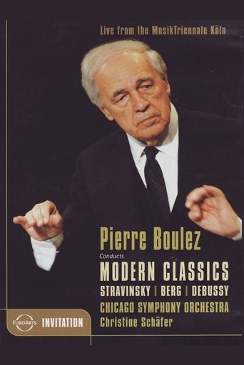Pierre Boulez Conducts Modern Classics Poster of Pierre Boulez Conducts Modern Classics
