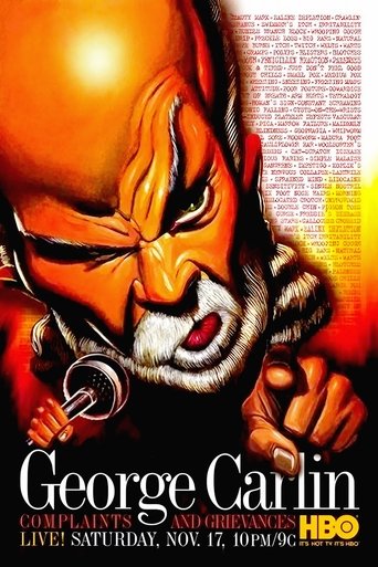 George Carlin: Complaints & Grievances Poster of George Carlin: Complaints & Grievances