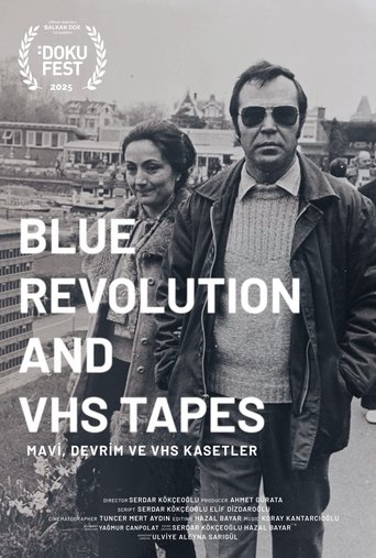 Blue, Revolution and VHS Tapes Poster of Blue, Revolution and VHS Tapes