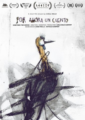 Sometimes Two Herons Poster of Sometimes Two Herons