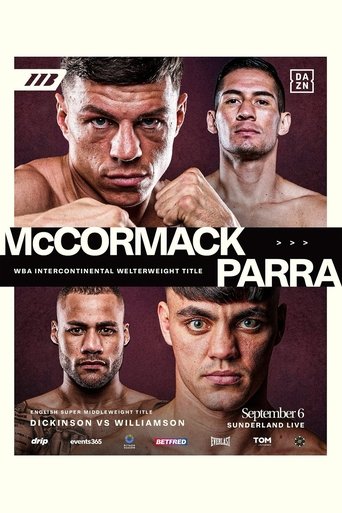 Pat McCormack vs. Miguel Parra Poster of Pat McCormack vs. Miguel Parra