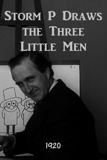 Storm P Draws the Three Little Men Poster of Storm P Draws the Three Little Men