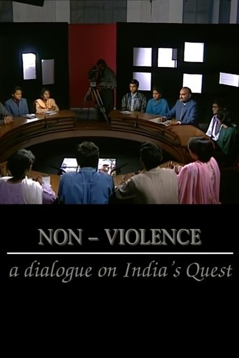 Non Violence- A Dialogue of India's Quest Poster of Non Violence- A Dialogue of India's Quest