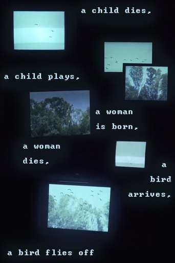 A child dies, a child plays, a woman is born, a woman dies, a bird arrives, a bird flies off Poster of A child dies, a child plays, a woman is born, a woman dies, a bird arrives, a bird flies off