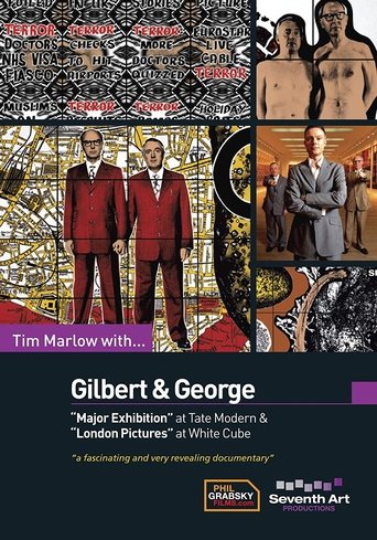 Tim Marlow with Gilbert & George Poster of Tim Marlow with Gilbert & George