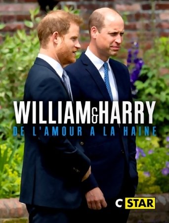 William et Harry : de l'amour à la haine Poster of William et Harry : de l'amour à la haine