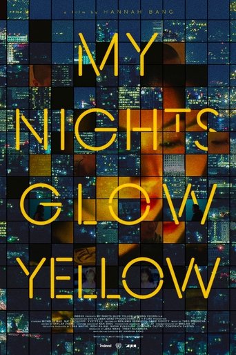 My Nights Glow Yellow Poster of My Nights Glow Yellow