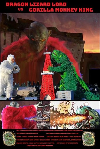Dragon Lizard Lord vs. Gorilla Monkey King Poster of Dragon Lizard Lord vs. Gorilla Monkey King