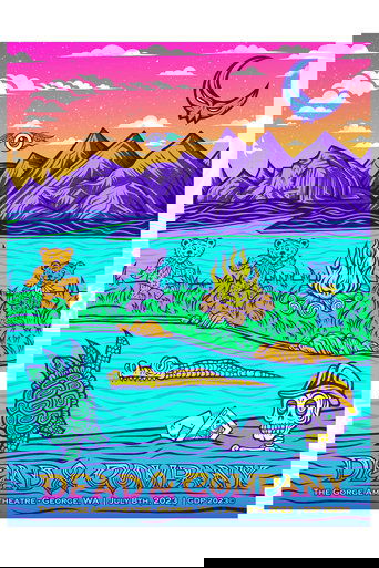Dead & Company: 2023-07-08 The Gorge Amphitheatre, George, WA, USA Poster of Dead & Company: 2023-07-08 The Gorge Amphitheatre, George, WA, USA