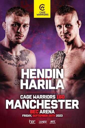 Cage Warriors 160 : Hendin vs. Harila Poster of Cage Warriors 160 : Hendin vs. Harila