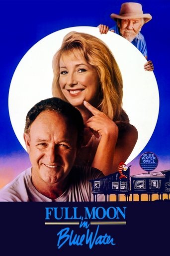Full Moon in Blue Water Poster of Full Moon in Blue Water