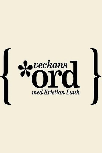 Veckans ord Poster of Veckans ord