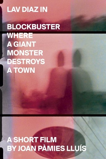 Blockbuster Where a Giant Monster Destroys a Town Poster of Blockbuster Where a Giant Monster Destroys a Town