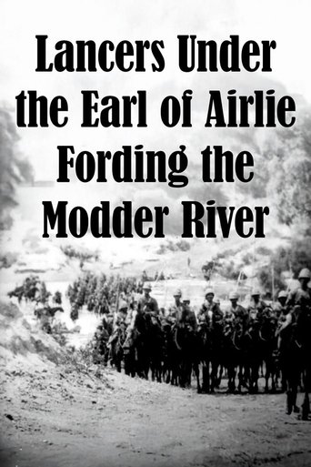 Lancers Under the Earl of Airlie Fording the Modder River Poster of Lancers Under the Earl of Airlie Fording the Modder River