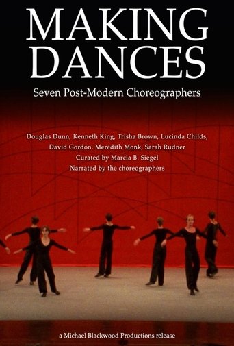 Making Dances: Seven Post-Modern Choreographers Poster of Making Dances: Seven Post-Modern Choreographers
