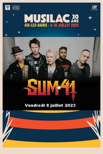 Sum 41 - Musilac 2022 Poster of Sum 41 - Musilac 2022