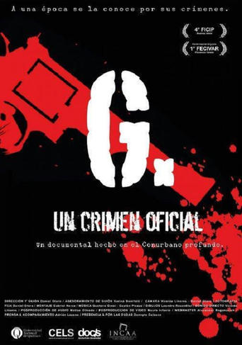 G. Un crimen oficial Poster of G. Un crimen oficial