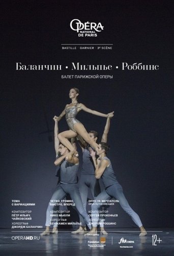 Opéra National de Paris: Robbins / Millepied / Balanchine Poster of Opéra National de Paris: Robbins / Millepied / Balanchine