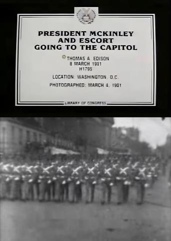 President McKinley and Escort Going to the Capitol Poster of President McKinley and Escort Going to the Capitol