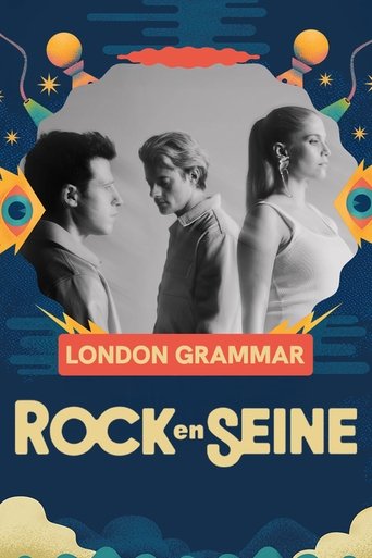 London Grammar - Rock en Seine 2025 Poster of London Grammar - Rock en Seine 2025