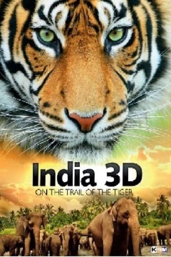 India On The Trail Of The Tiger 3D Poster of India On The Trail Of The Tiger 3D