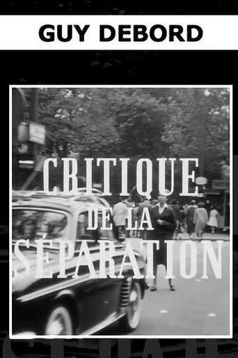 Critique of Separation Poster of Critique of Separation