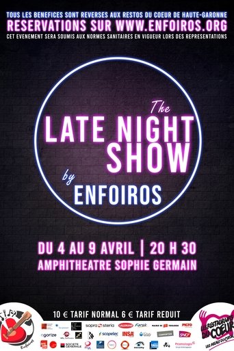 The Late Night Show by Enfoiros Poster of The Late Night Show by Enfoiros
