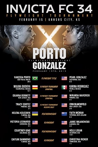 Invicta FC 34: Porto vs. Gonzalez Poster of Invicta FC 34: Porto vs. Gonzalez