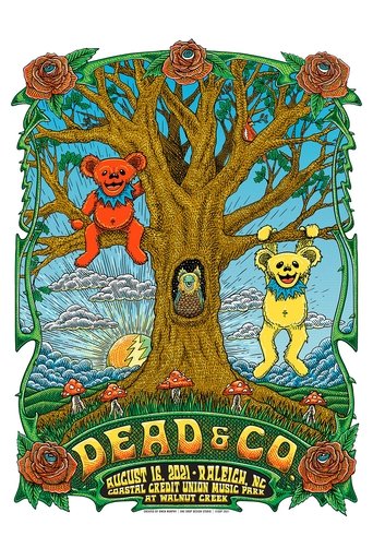 Dead & Company: 2021-08-16 Coastal Credit Union Music Park at Walnut Creek, Raleigh, NC Poster of Dead & Company: 2021-08-16 Coastal Credit Union Music Park at Walnut Creek, Raleigh, NC