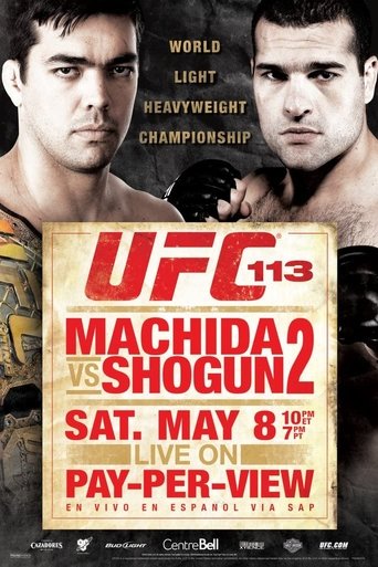 UFC 113: Machida vs. Shogun 2 Poster of UFC 113: Machida vs. Shogun 2