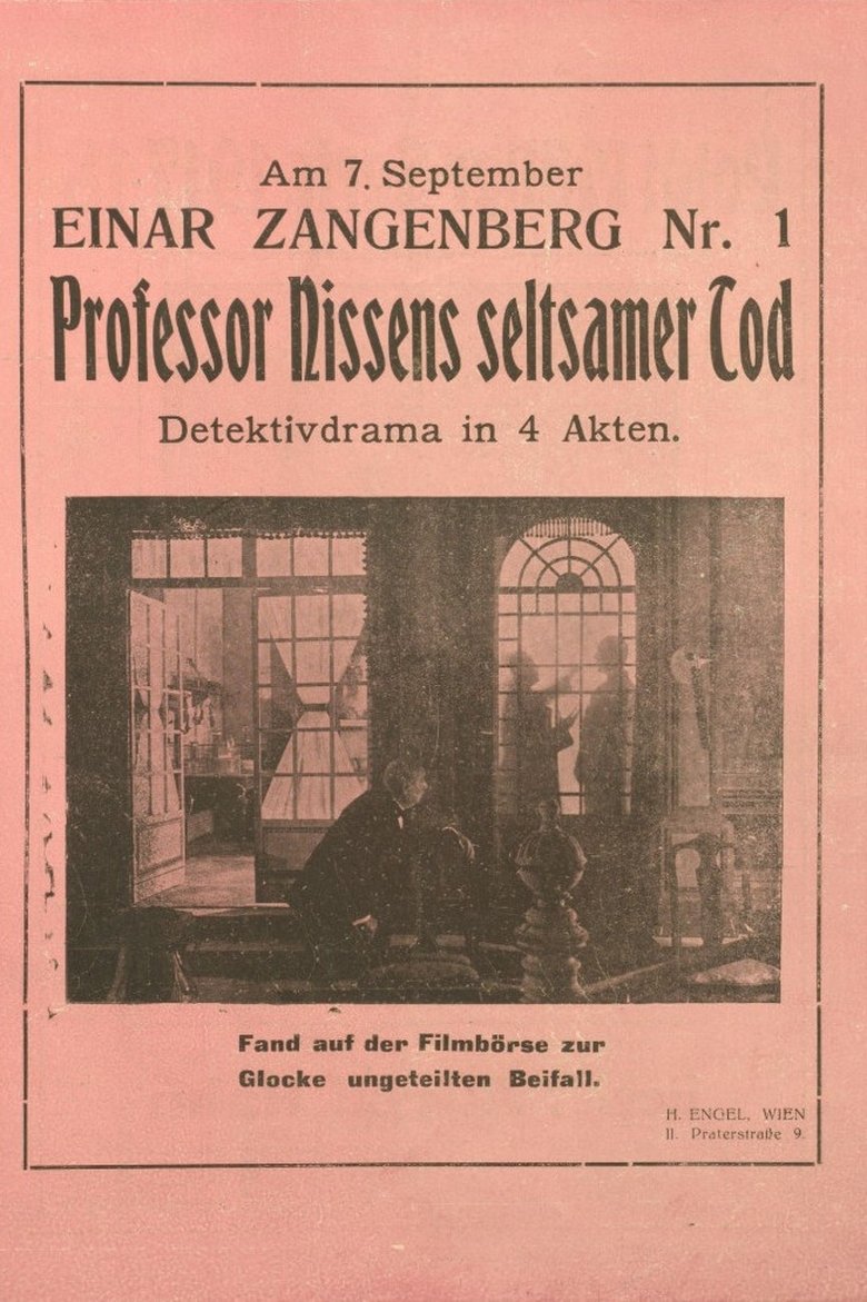 Professor Nissens seltsamer Tod Poster of Professor Nissens seltsamer Tod