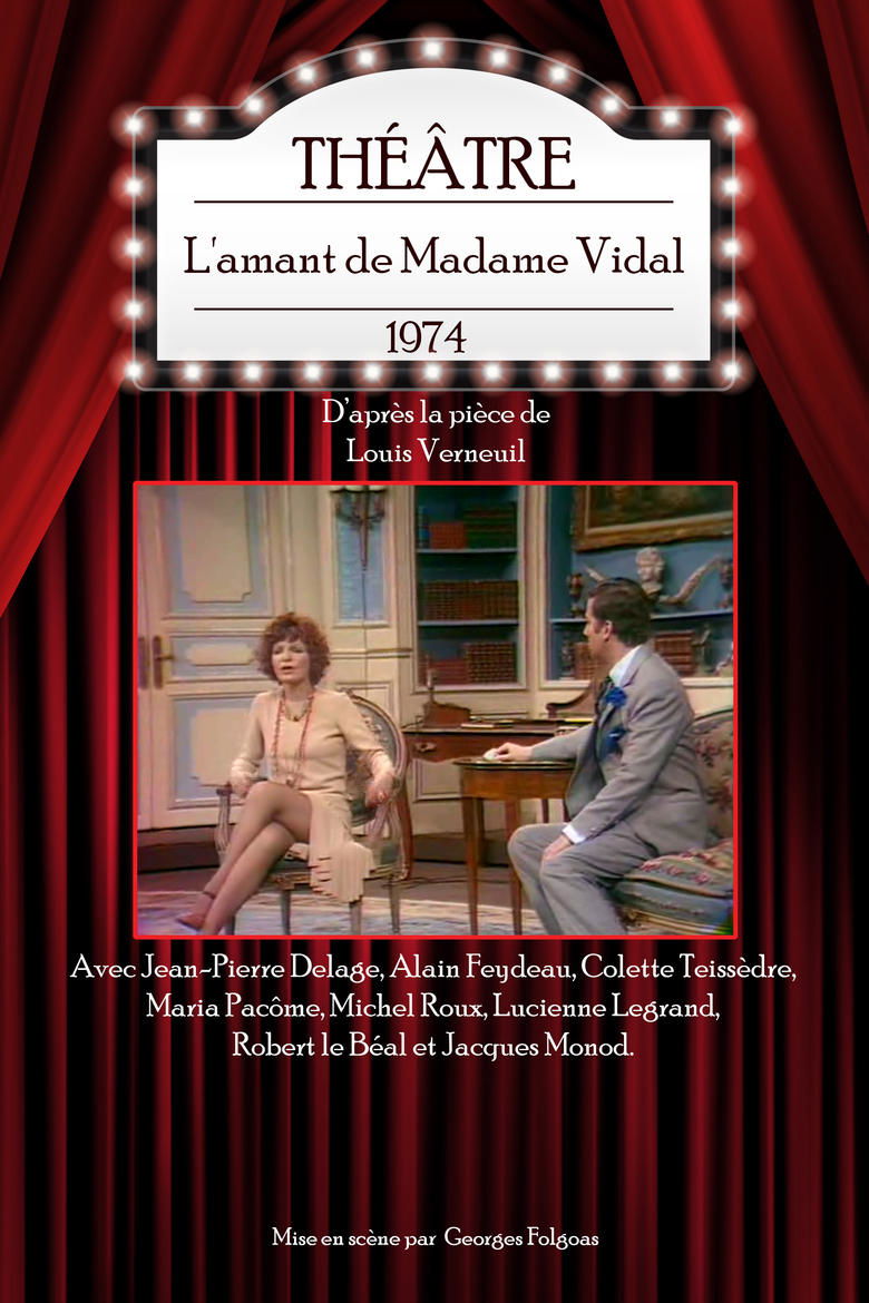 L'amant de Madame Vidal Poster of L'amant de Madame Vidal