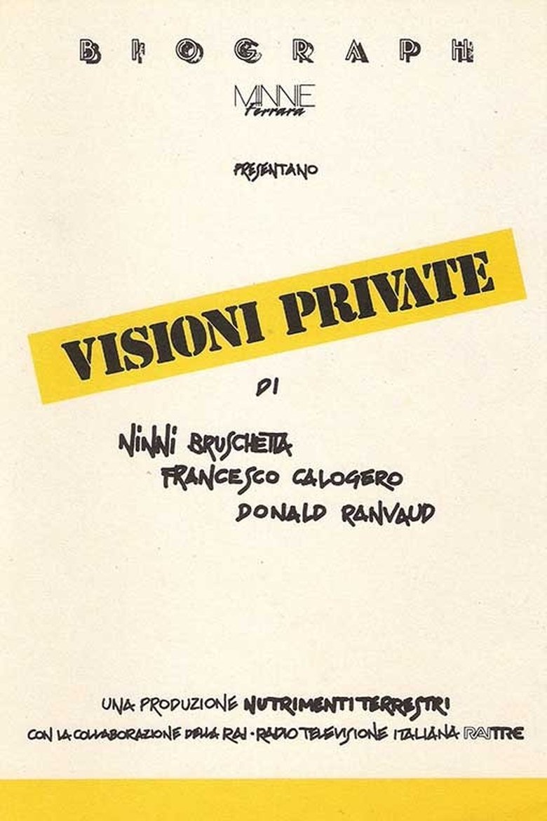 Visioni private Poster of Visioni private