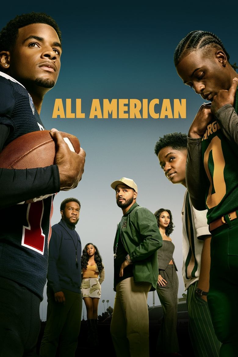 Cast and Crew in All American - Just a Friend (Season 7 - Episode 10) - Just a Friend Poster of Cast and Crew in All American - Just a Friend (Season 7 - Episode 10) - Just a Friend
