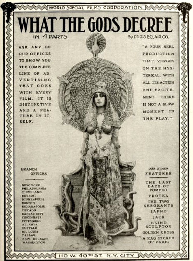What the Gods Decree Poster of What the Gods Decree