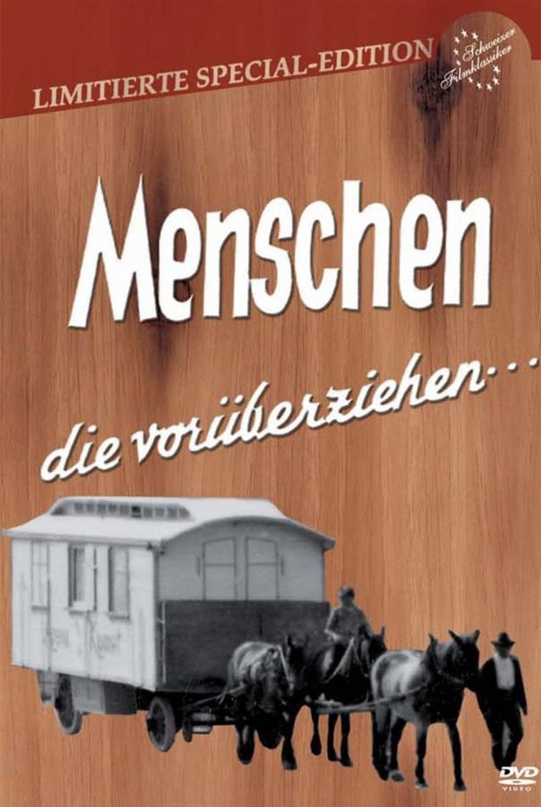 Menschen die vorüberziehen Poster of Menschen die vorüberziehen