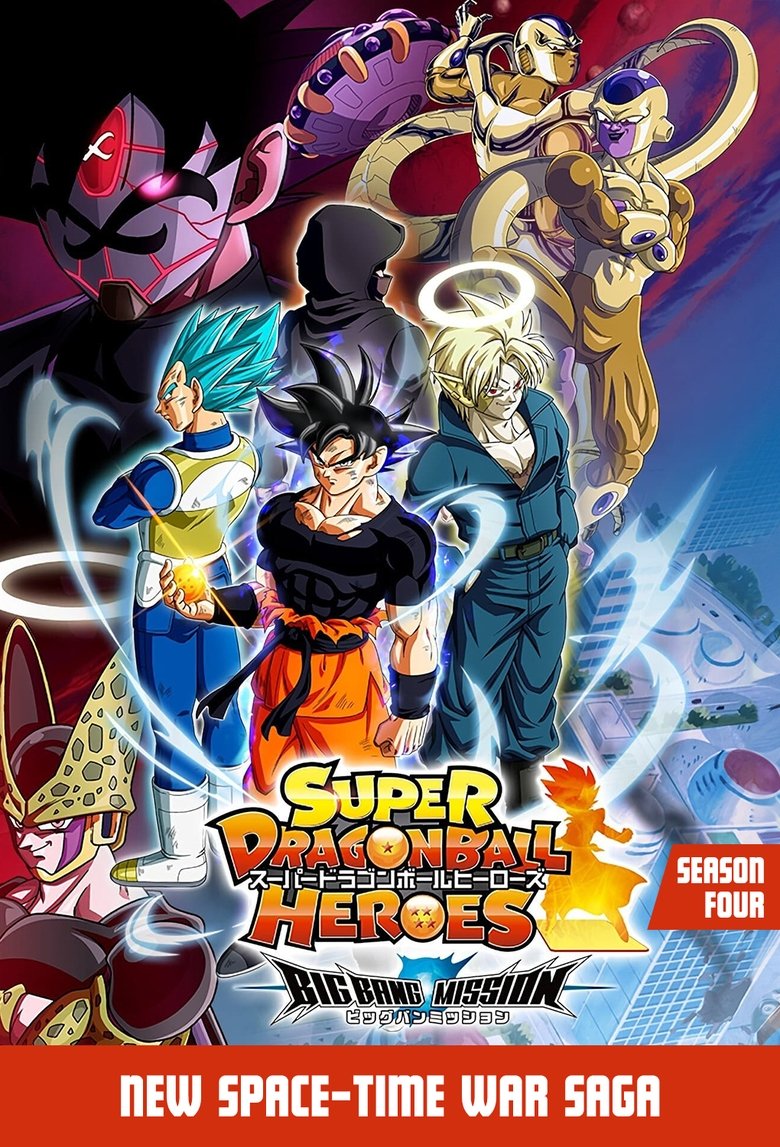 Cast and Crew in Super Dragon Ball Heroes - New Space-Time War! The Ultimate Fierce Battle Begins! (Season 4 - Episode 1) - New Space-Time War! The Ultimate Fierce Battle Begins! Poster of Cast and Crew in Super Dragon Ball Heroes - New Space-Time War! The Ultimate Fierce Battle Begins! (Season 4 - Episode 1) - New Space-Time War! The Ultimate Fierce Battle Begins!