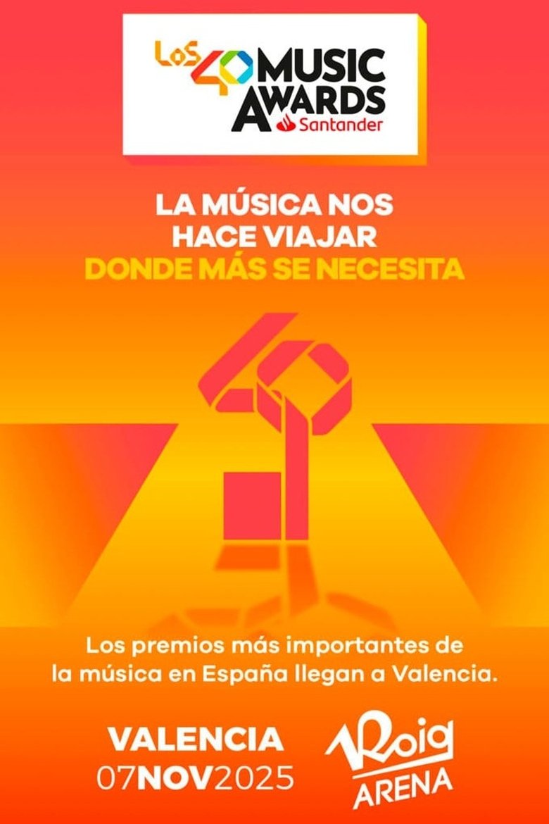 LOS40 Music Awards Poster of LOS40 Music Awards