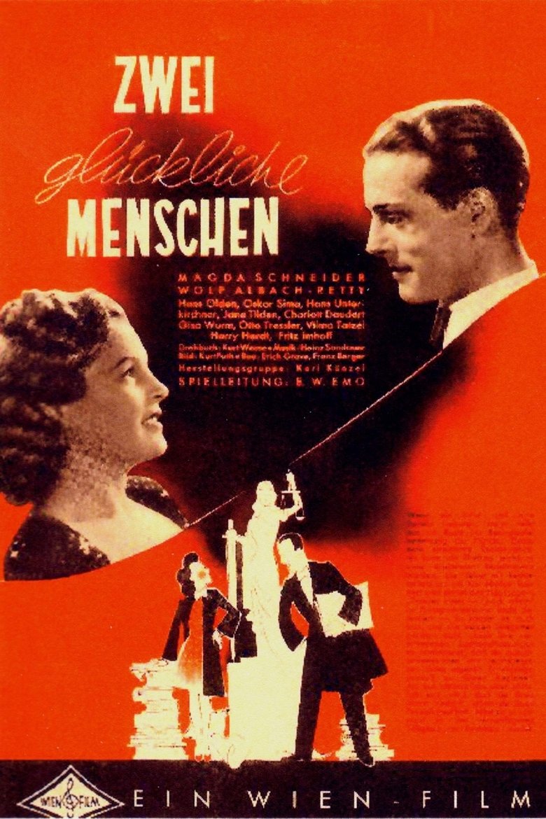 Zwei glückliche Menschen Poster of Zwei glückliche Menschen