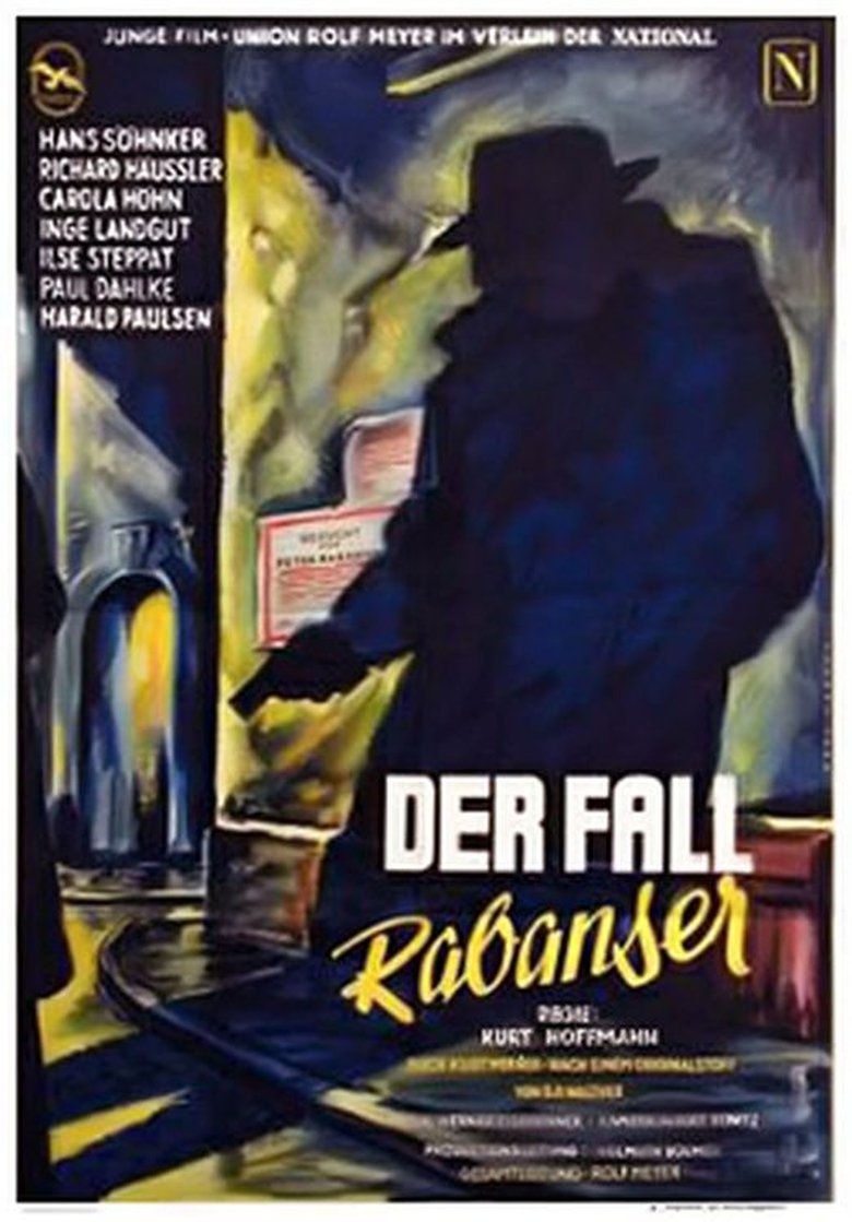 The Rabanser Case Poster of The Rabanser Case