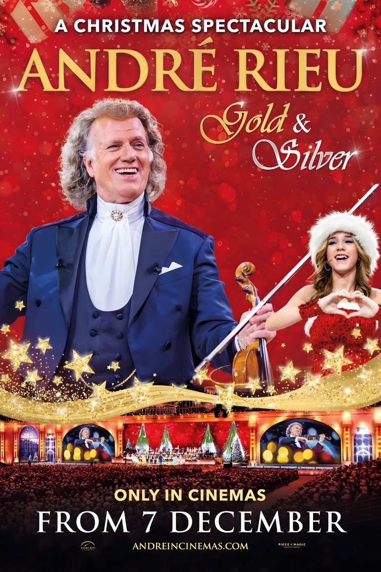 André Rieu's 2024 Christmas Concert: Gold and Silver Poster of André Rieu's 2024 Christmas Concert: Gold and Silver
