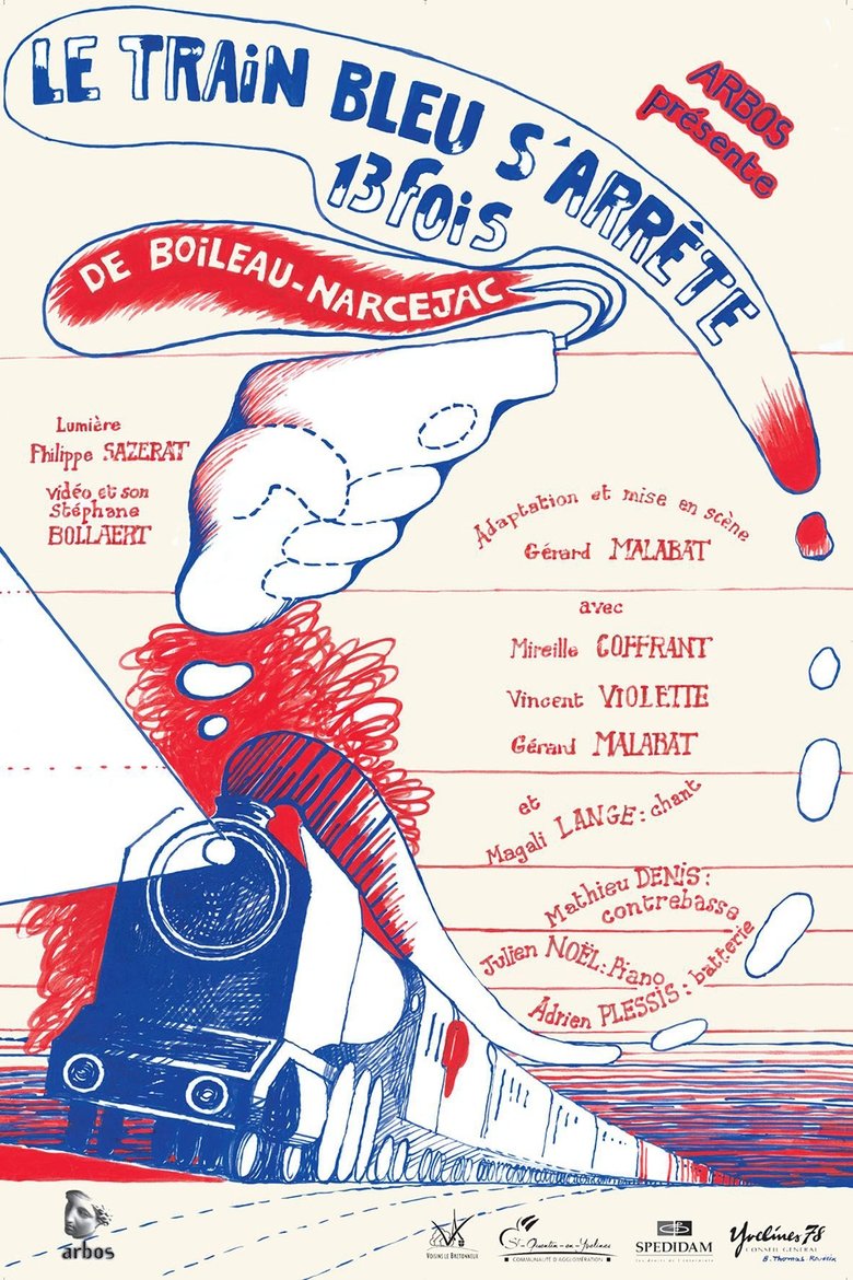 Le Train Bleu s'arrête 13 fois Poster of Le Train Bleu s'arrête 13 fois