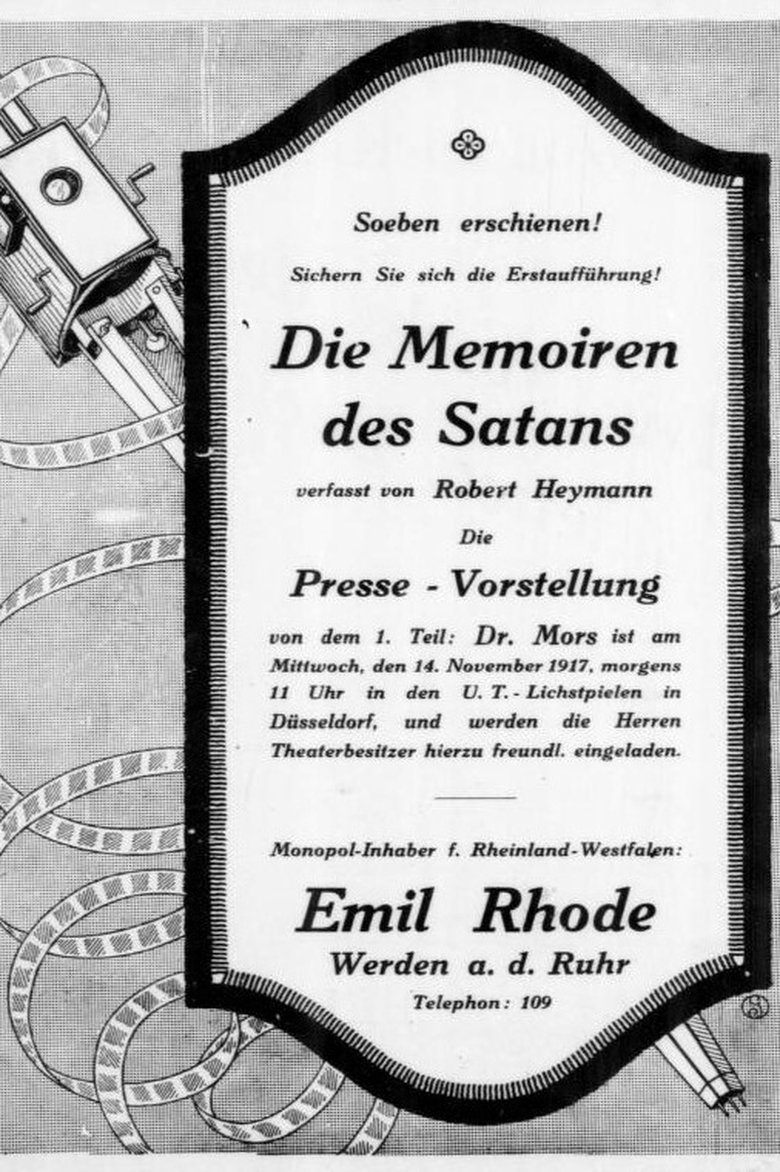 Die Memoiren des Satans. 1. Teil - Doktor Mors Poster of Die Memoiren des Satans. 1. Teil - Doktor Mors