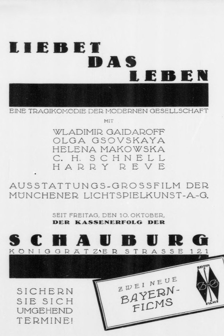 Liebet das Leben Poster of Liebet das Leben