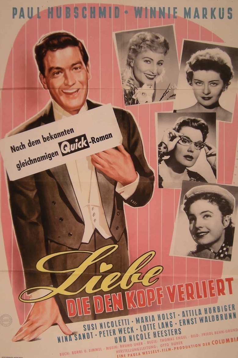Liebe, die den Kopf verliert Poster of Liebe, die den Kopf verliert