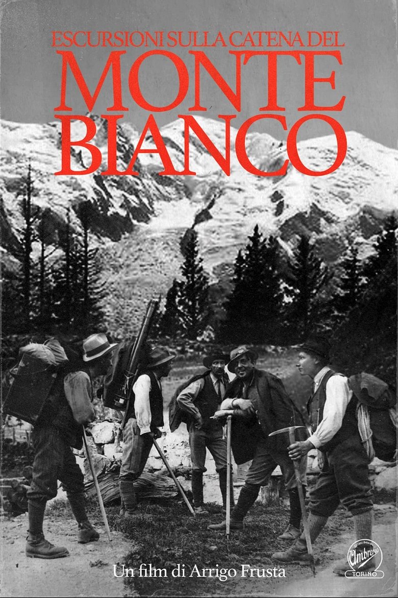 Escursioni Sulla Catena Del Monte Bianco Poster of Escursioni Sulla Catena Del Monte Bianco